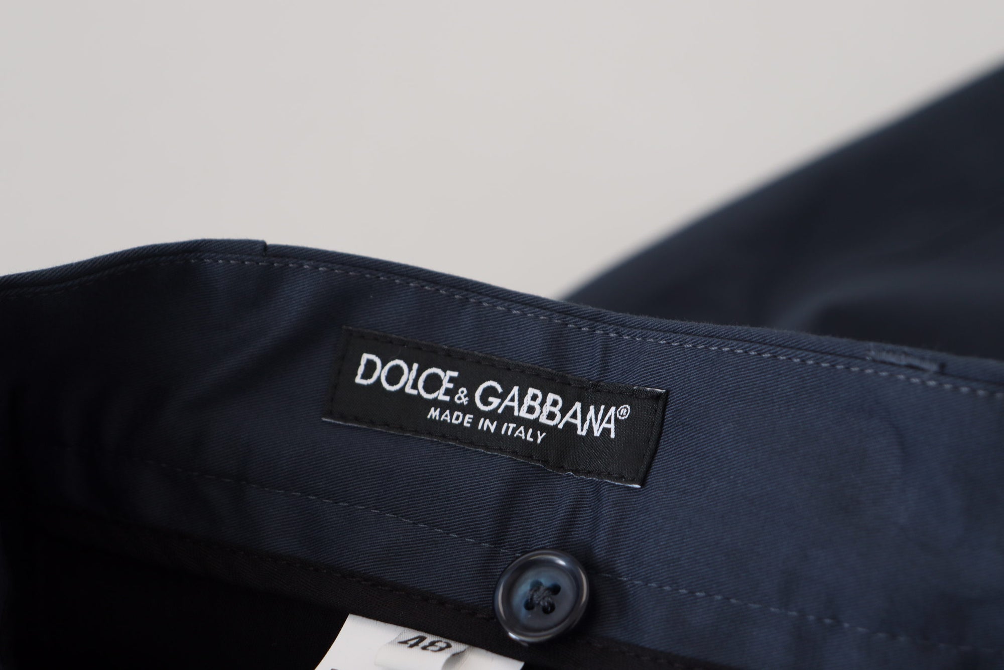 Dolce &amp; Gabbana Elegant Blue Cotton Blend Shorts