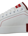 Dolce & Gabbana Chic White Portofino Leather Sneakers