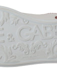 Dolce & Gabbana Chic White Portofino Leather Sneakers
