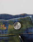 Dolce & Gabbana Chic Slim-Fit Denim Jeans in Green Wash