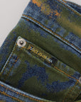 Dolce & Gabbana Chic Slim-Fit Denim Jeans in Green Wash
