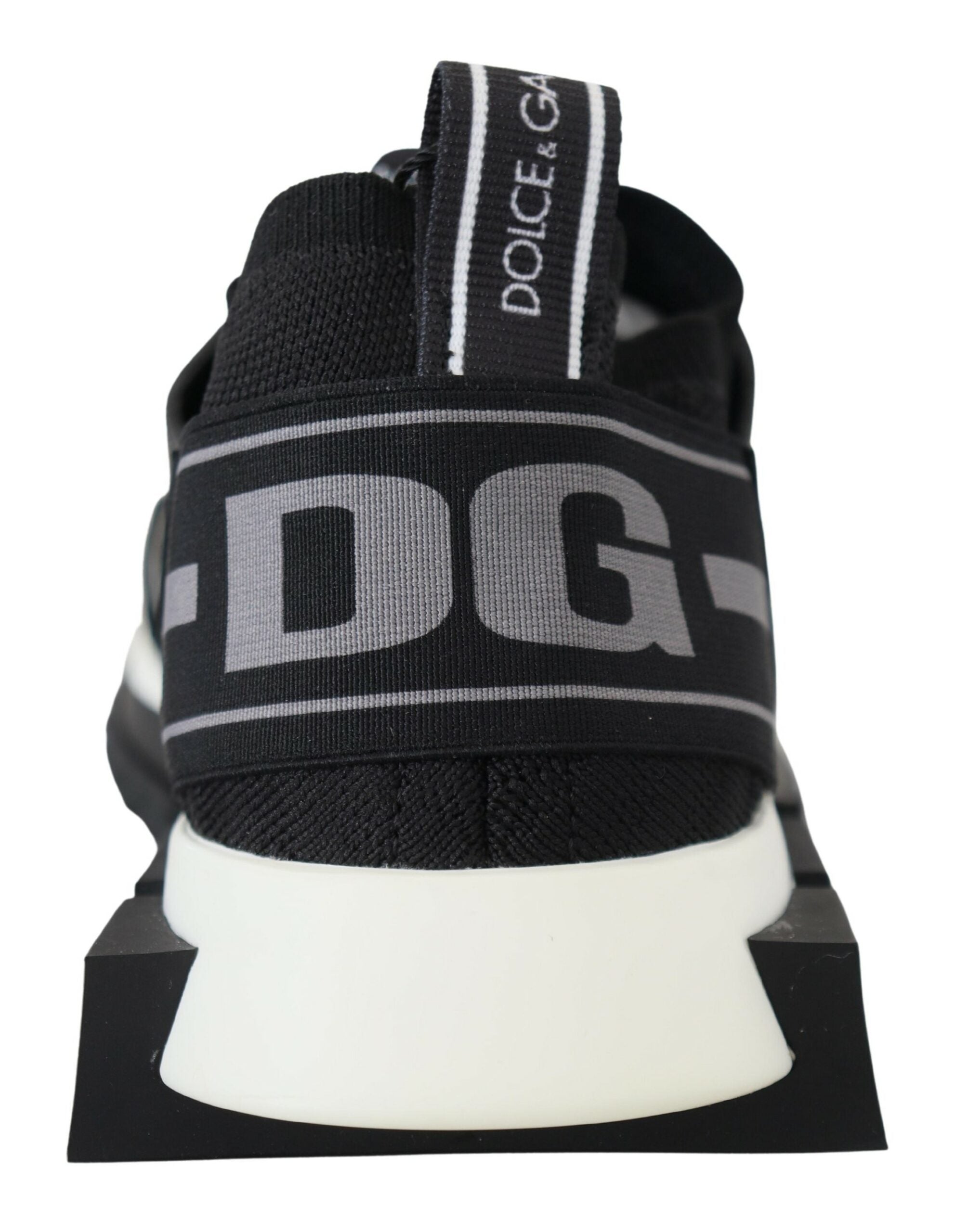Dolce &amp; Gabbana Chic Sorrento Slip-On Sneakers in Monochrome