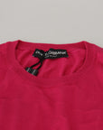 Dolce & Gabbana Chic Pink Silk Sleeveless Tank Top Vest