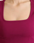 Dolce & Gabbana Multicolor Square Neck Pullover Sweater