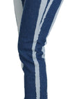 Dolce & Gabbana Sleek Striped Slim Fit Italian Jeans
