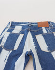Dolce & Gabbana Sleek Striped Slim Fit Italian Jeans