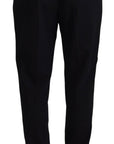 Dolce & Gabbana Elegant High Waist Tapered Wool Pants