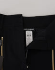 Dolce & Gabbana Elegant High Waist Tapered Wool Pants