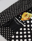 Dolce & Gabbana Elegant High-Waist Polka Dot Pants
