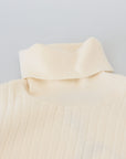 Dolce & Gabbana Ivory Turtleneck Wool Blend Sweater