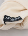 Dolce & Gabbana Ivory Turtleneck Wool Blend Sweater