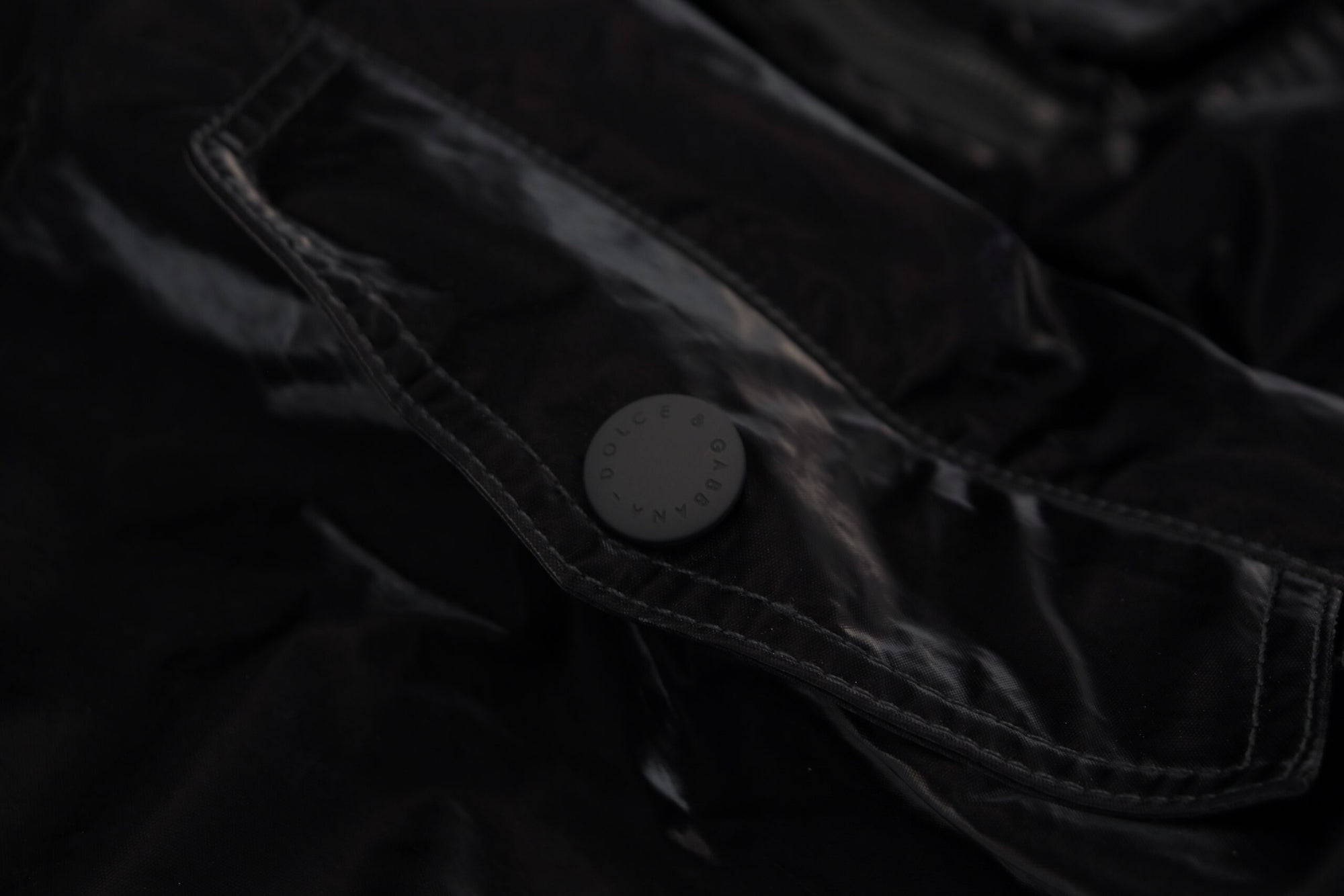 Dolce &amp; Gabbana Elegant Black Bomber Hooded Jacket
