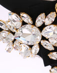 Dolce & Gabbana Elegant Black Crystal Headband Diadem