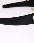 Dolce & Gabbana Elegant Black Crystal Headband Diadem