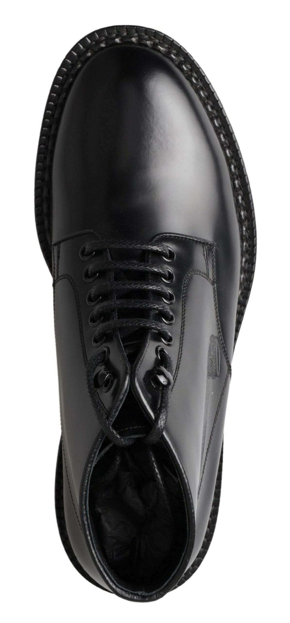 Dolce &amp; Gabbana Elegant Black Leather Men&#39;s Boots