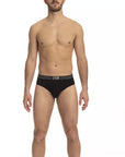 Cavalli Class Black Cotton Men Underwear Pack