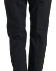 Dolce & Gabbana Elegant High-Waist Tapered Wool Pants