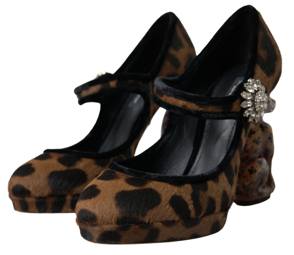 Dolce &amp; Gabbana Elegant Leopard Heel Pumps for Chic Sophistication