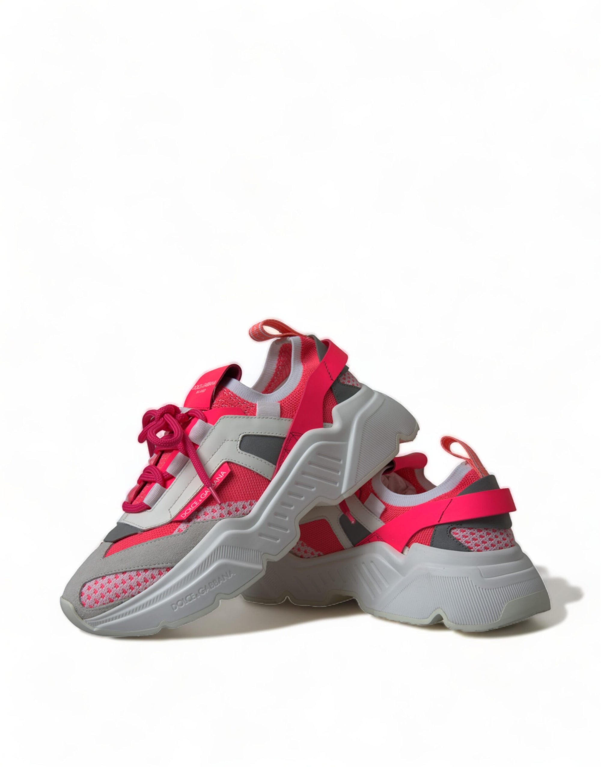 Dolce &amp; Gabbana Daymaster Lace-Up Sneakers with Baroque Sole