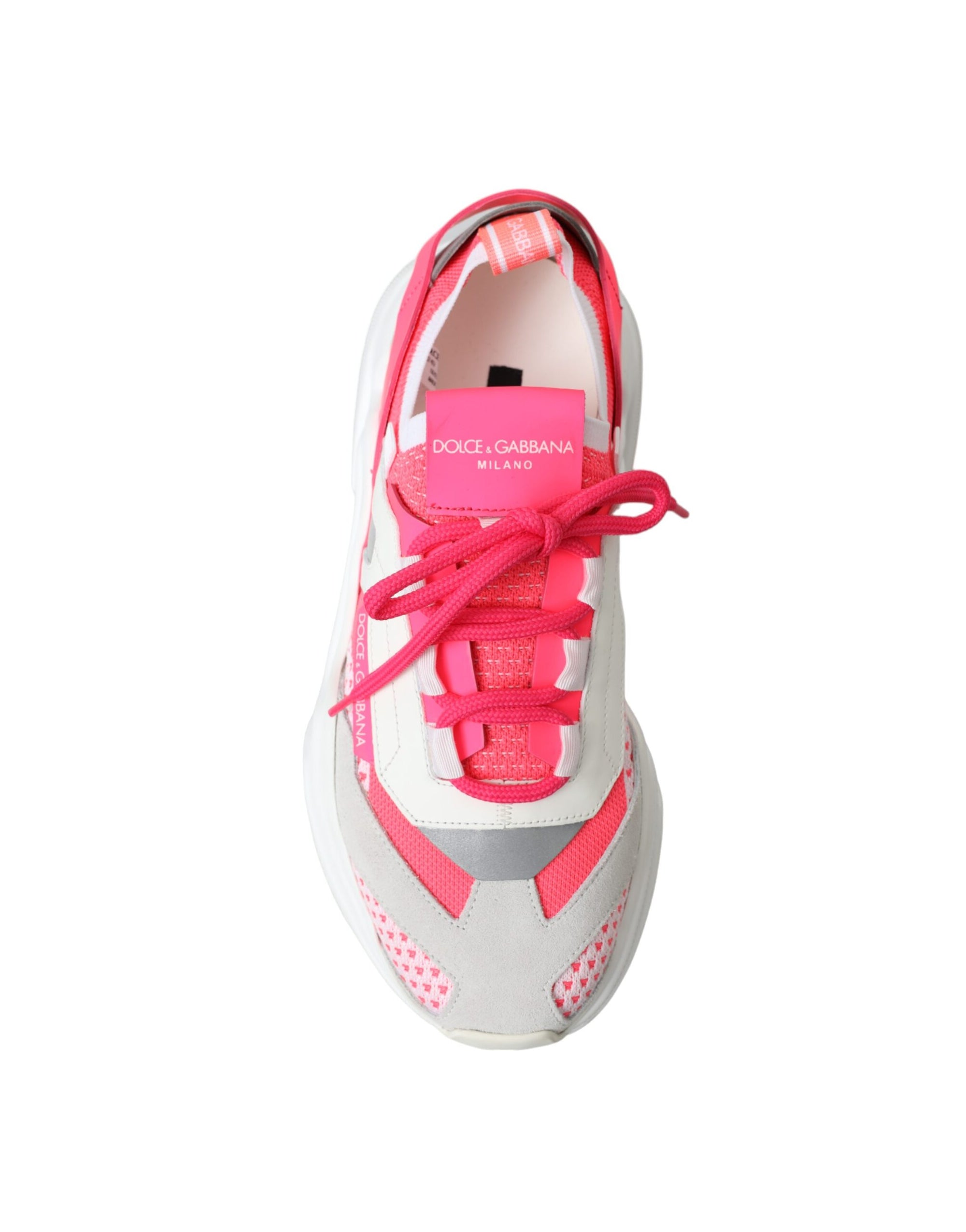 Dolce &amp; Gabbana Daymaster Lace-Up Sneakers with Baroque Sole