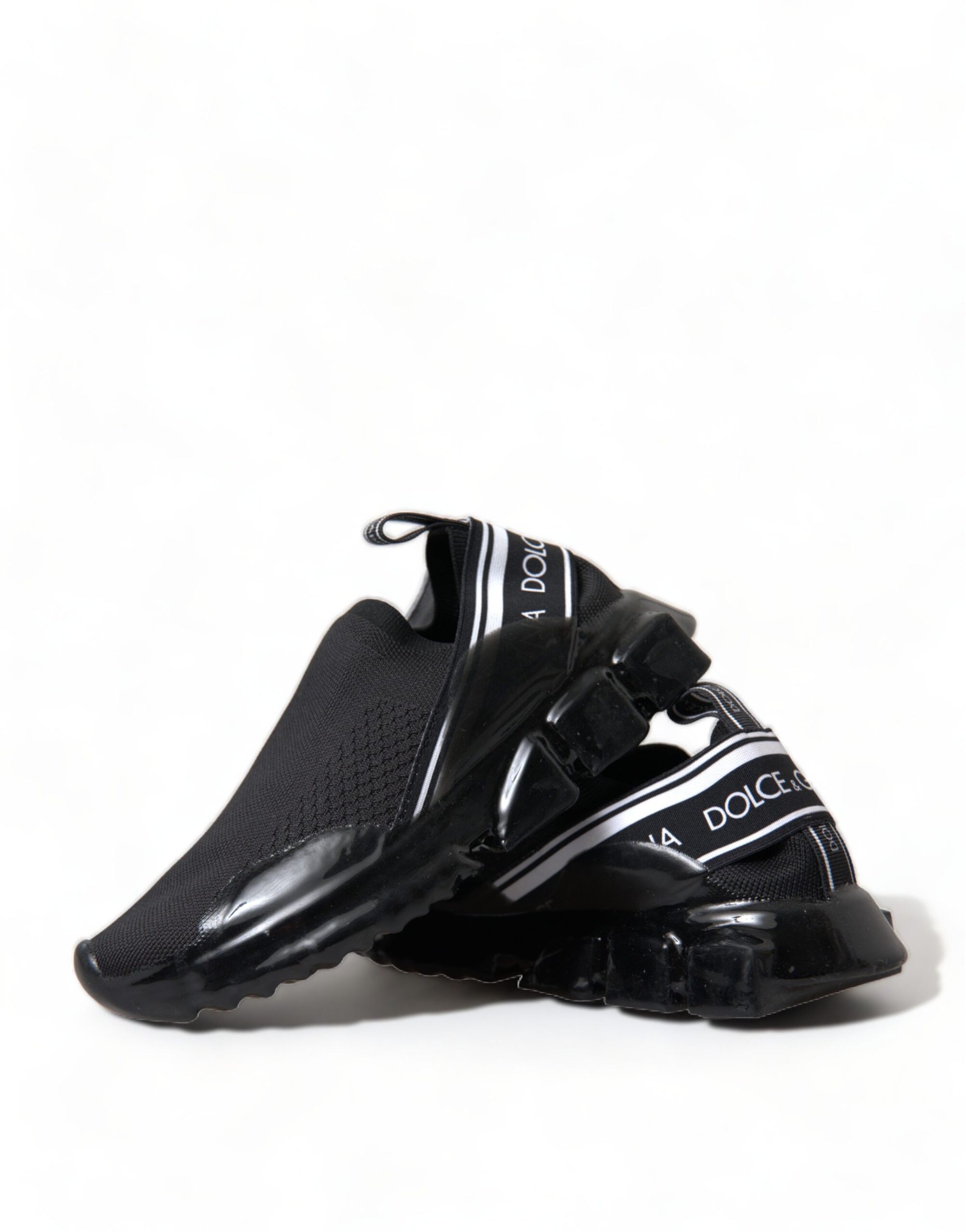 Dolce &amp; Gabbana Chic Monochrome Sorrento Sneakers