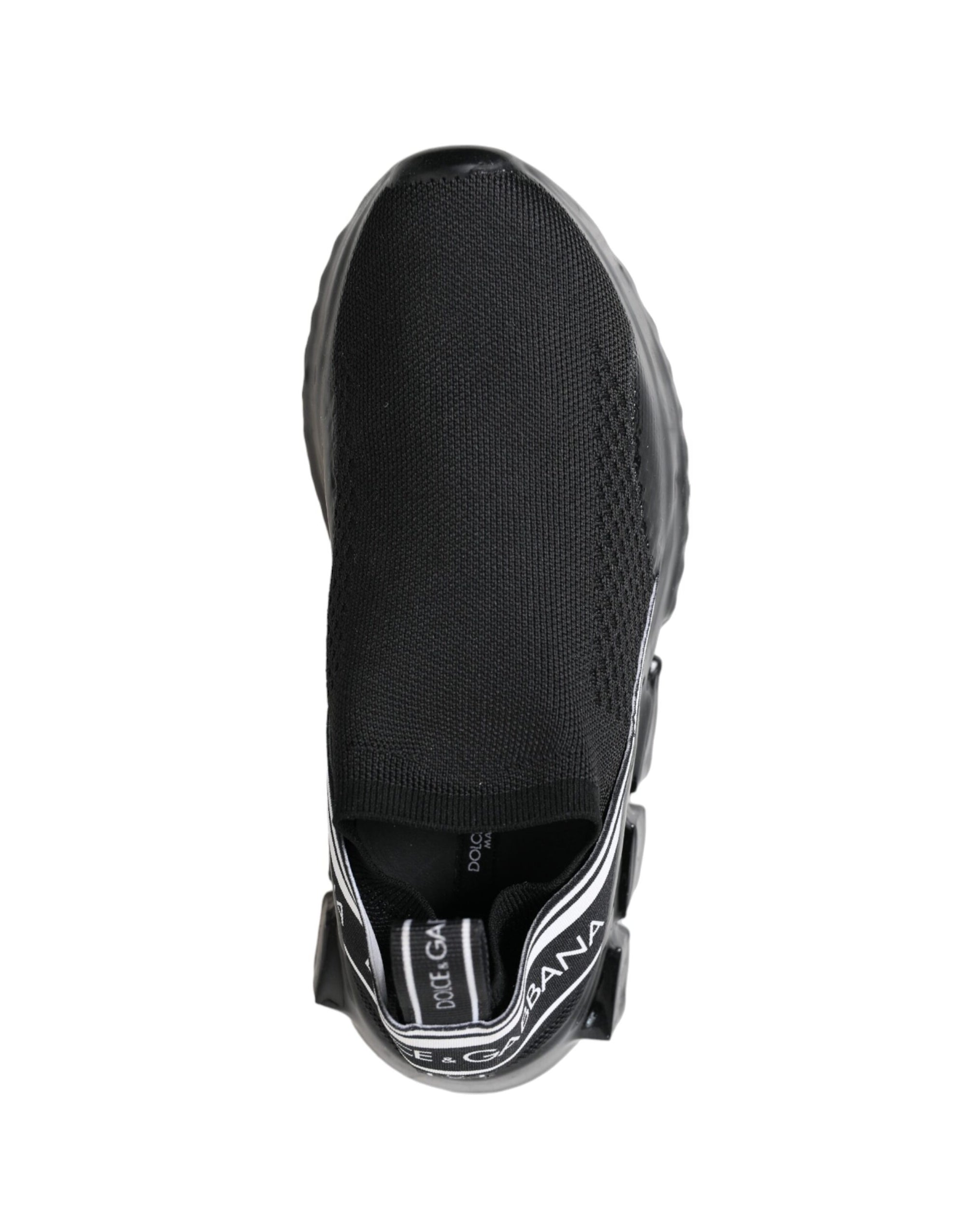 Dolce &amp; Gabbana Chic Monochrome Sorrento Sneakers