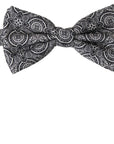 Dolce & Gabbana Elegant Black & White Silk Bow Tie