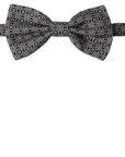 Dolce & Gabbana Elegant Black and White Silk Bow Tie