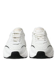 Dolce & Gabbana Chic Black & White Daymaster Leather Sneakers