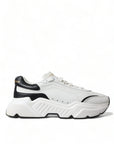 Dolce & Gabbana Chic Black & White Daymaster Leather Sneakers