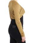 Cavalli Embellished Gold Shimmer Shrug