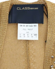 Cavalli Embellished Gold Shimmer Shrug
