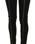 Dolce & Gabbana Chic Black Low Waist Slim Fit Skinny Jeans