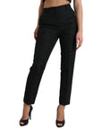 Dolce & Gabbana High Waist Tapered Elegance Pants