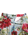 Dolce & Gabbana Floral High Waist Wide Leg Pants