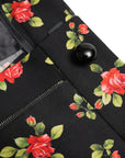 Dolce & Gabbana Elegant High-Waist Floral Tapered Pants