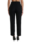 Dolce & Gabbana Elegant High Waist Wool Pants
