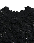 Dolce & Gabbana Sequin Embellished Black Pullover