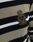 Dolce & Gabbana Multicolor Striped Wool Turtleneck Sweater