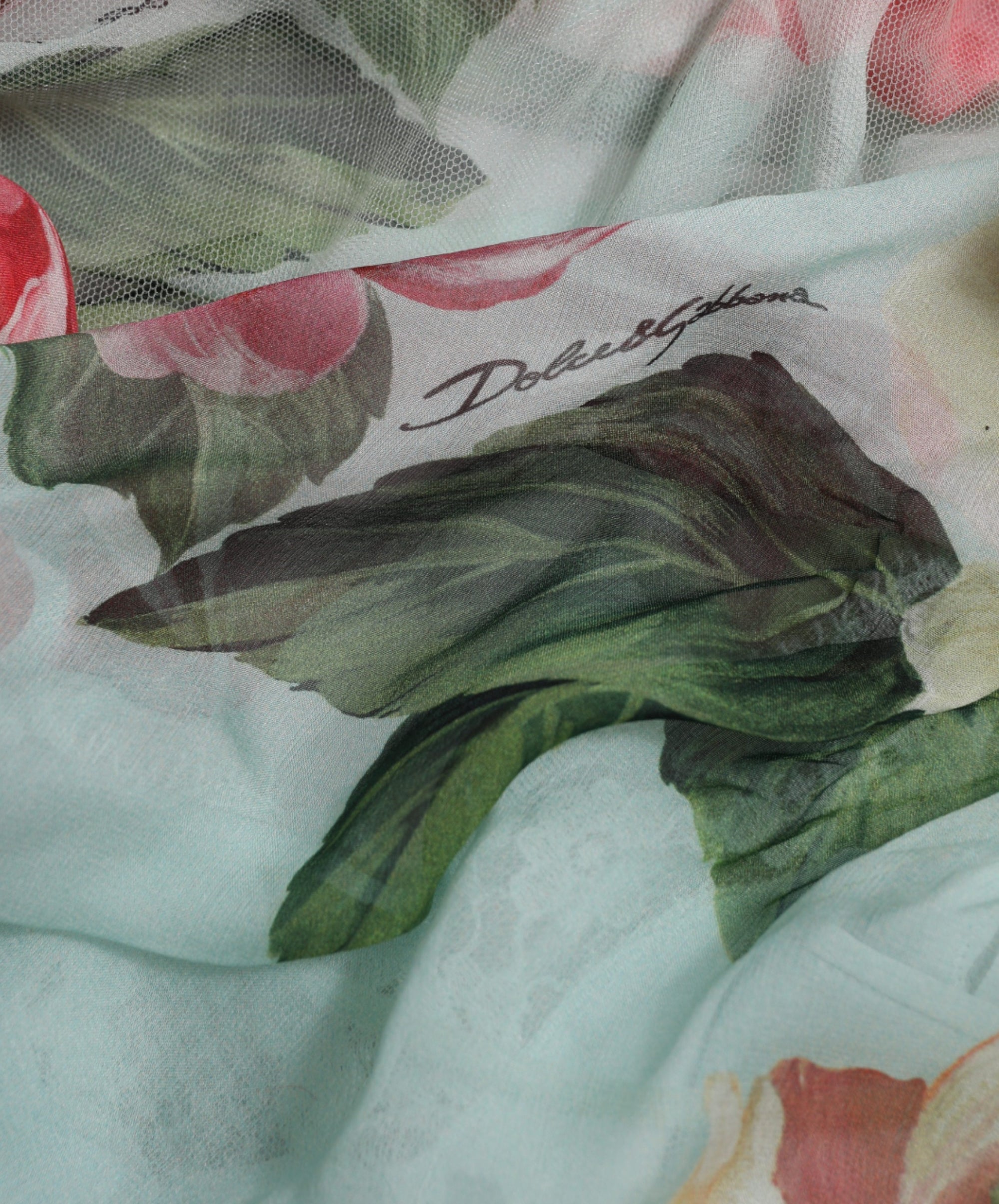 Dolce &amp; Gabbana Elegant Floral Silk Long Dress