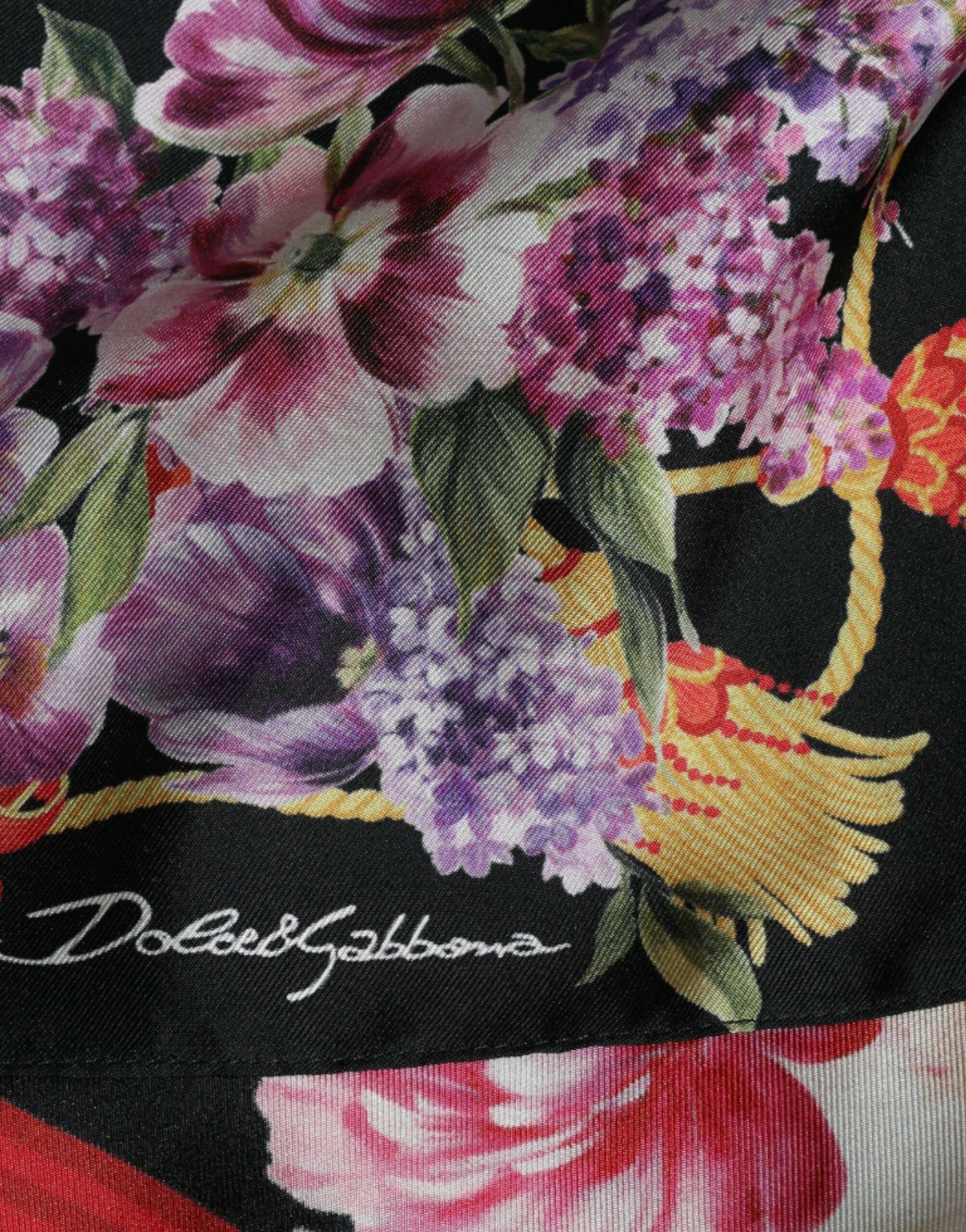 Dolce &amp; Gabbana Elegant Floral Silk Maxi Dress