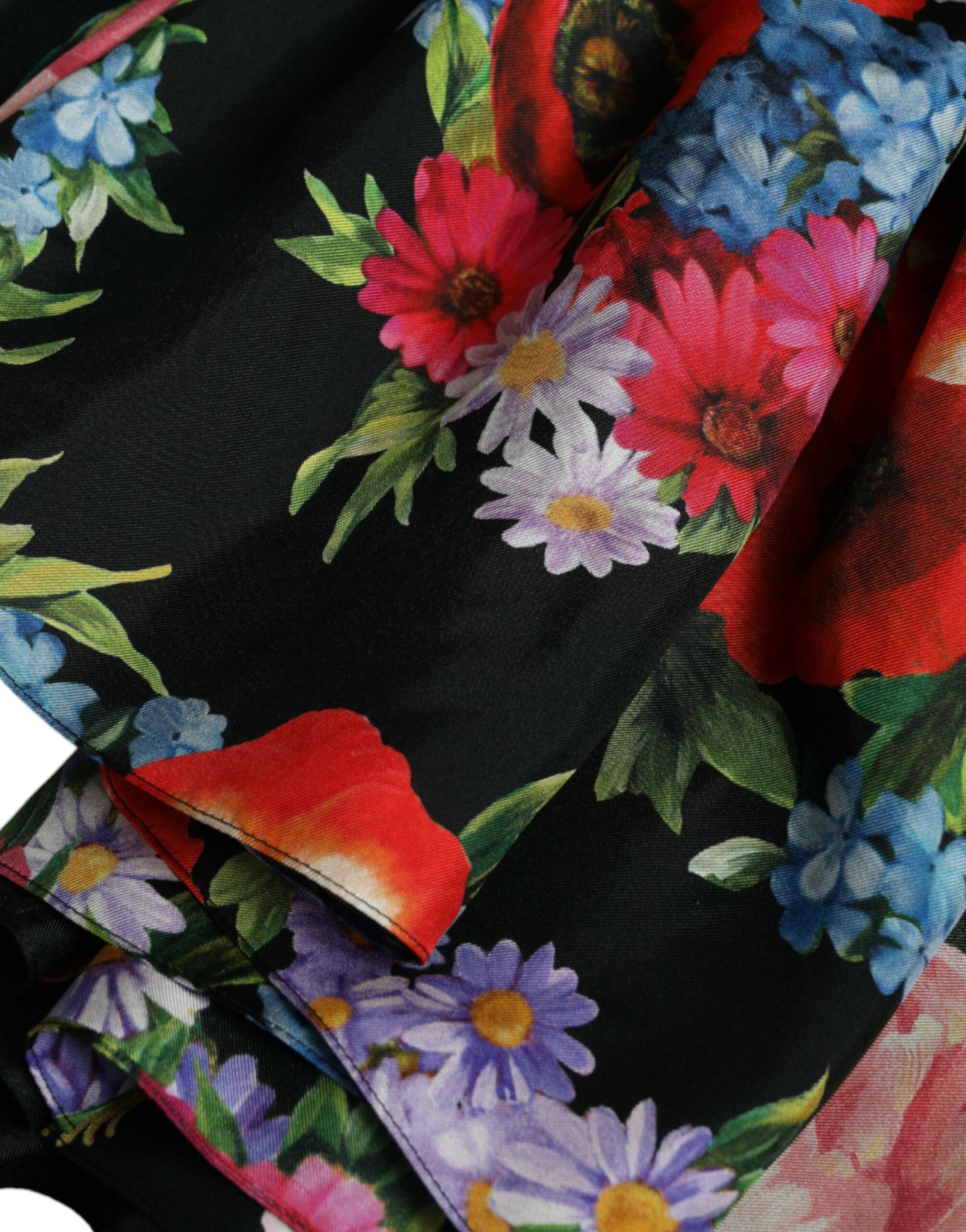 Dolce &amp; Gabbana Elegant Floral Silk Maxi Dress