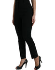 Dolce & Gabbana Elegant High Waist Tapered Wool Pants