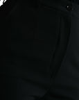 Dolce & Gabbana Elegant High Waist Tapered Wool Pants