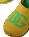 Dolce & Gabbana Chic Rubber Clogs Slippers in Lush Colors