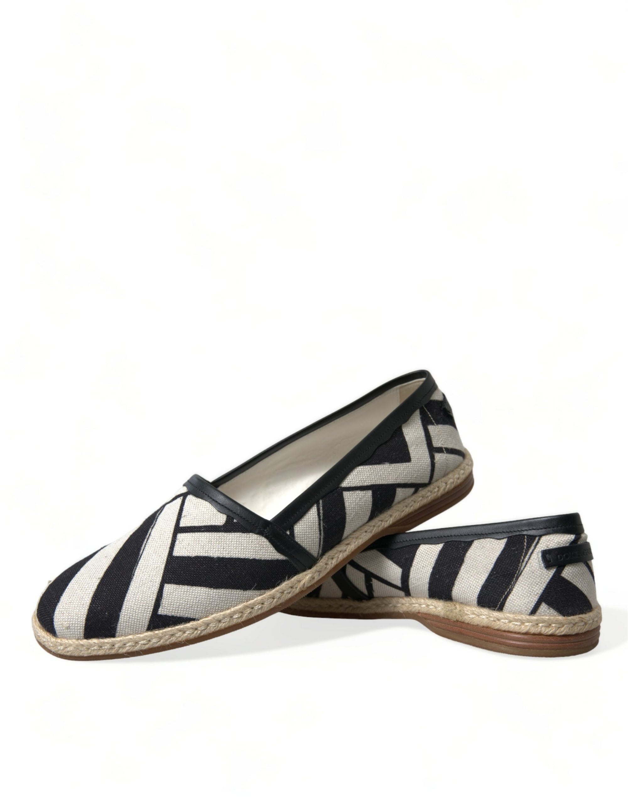 Dolce &amp; Gabbana Chic Striped Canvas Espadrilles