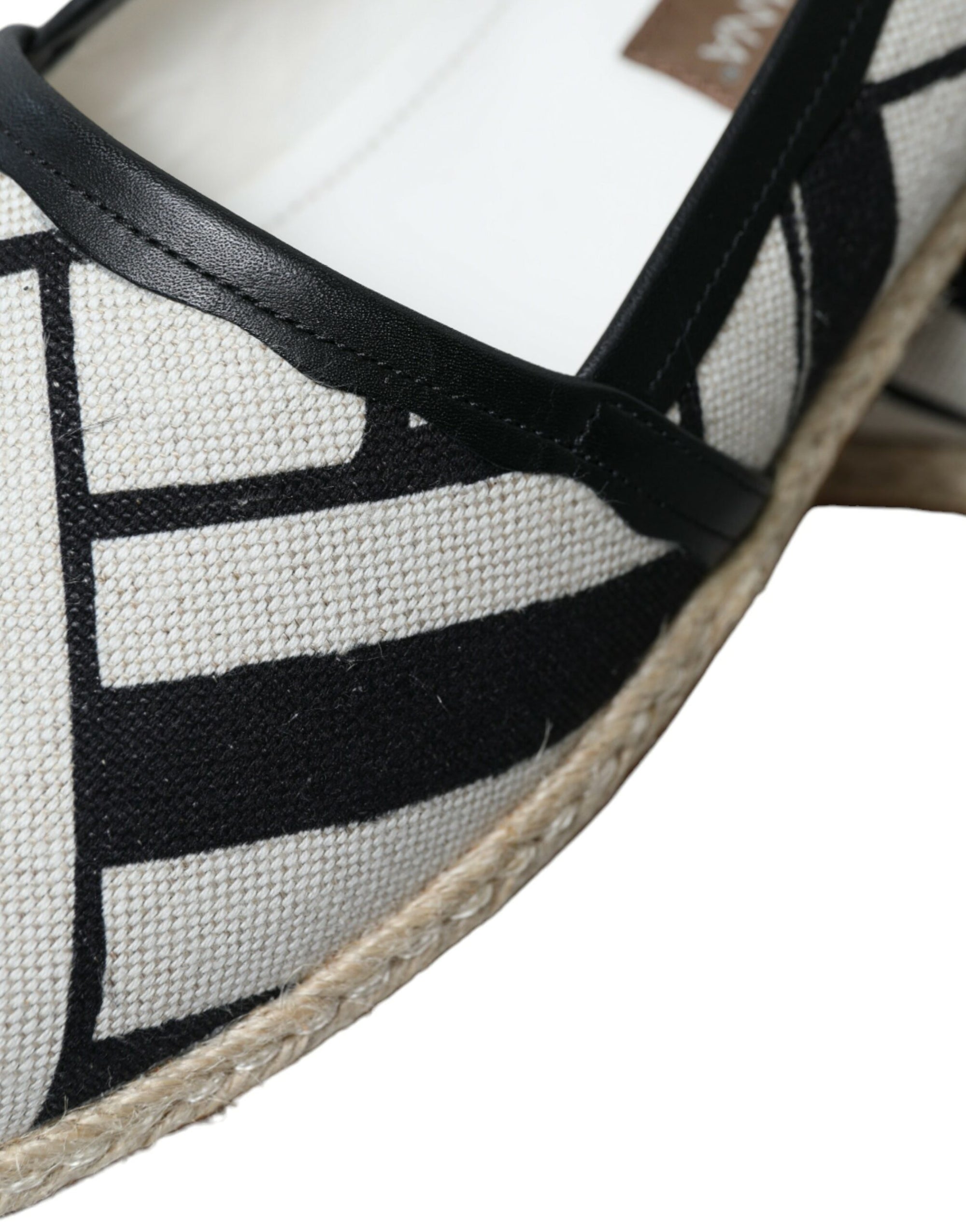 Dolce &amp; Gabbana Chic Striped Canvas Espadrilles