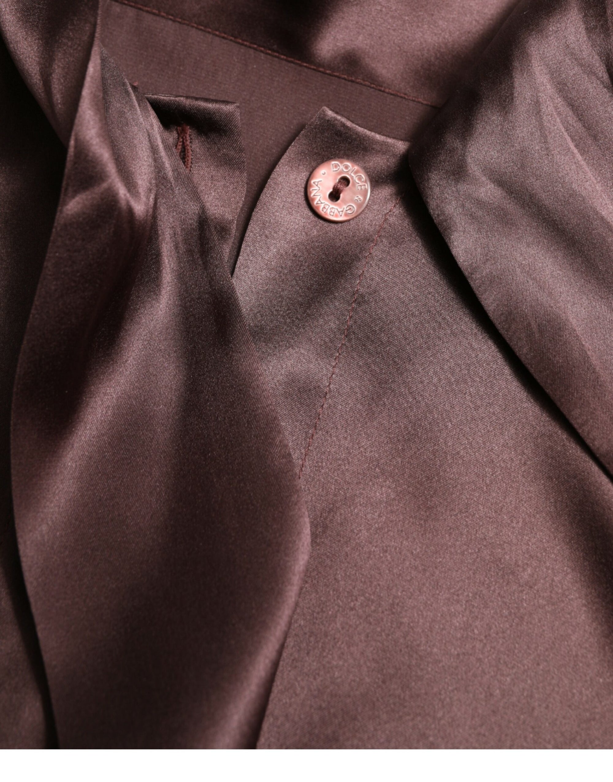 Dolce &amp; Gabbana Elegant Silk Ascot Collar Blouse