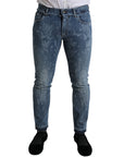 Dolce & Gabbana Chic Blue Skinny Stretch Denim Jeans