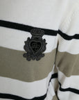 Dolce & Gabbana Italian Striped Wool Turtleneck Sweater